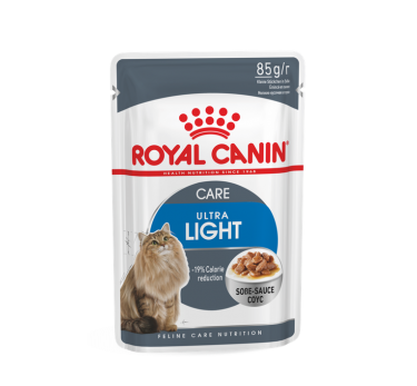 Royal Canin ULTRA LIGHT (УЛЬТРА ЛАЙТ) в соусе для кошек 0,085 кг